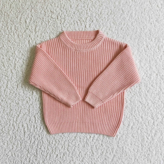 GT0036 baby girls pink sweater top
