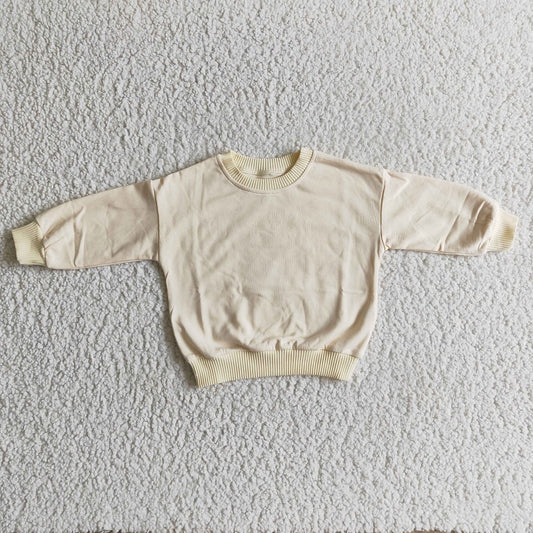 GT0050 Girls' Off-White Long Sleeve Sweatshirt