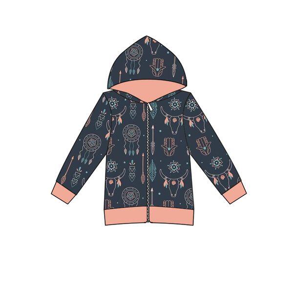 GT0059 Baby Girls Long Sleeve HOODIE TOP