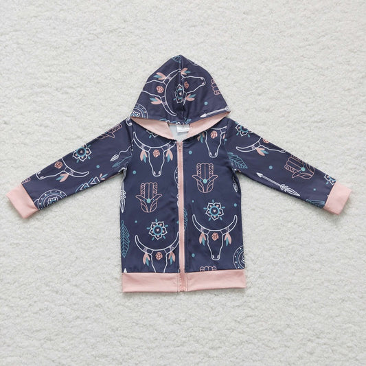 GT0059 Baby Girls Long Sleeve HOODIE TOP