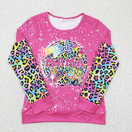 GT0092 adult clothes pink mama women shirt