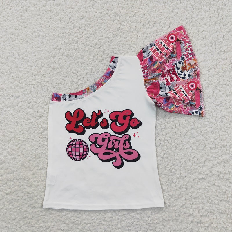 GT0167 Lets go Lantern One Sleeve Top