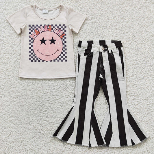 Baby mamas girl top +jeans GT0173+P0046