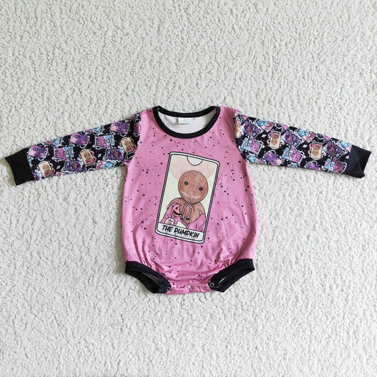 LR0090 THE PUMPKIN LONG-Sleeve Bodysuit