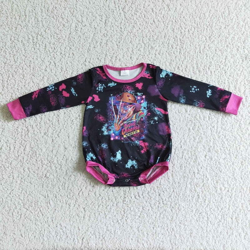 LR0093 Sweet Dream Freddy Long Sleeve Bodysuit Romper