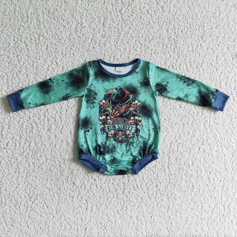 LR0095 Halloween  Long Sleeve Bodysuit Romper