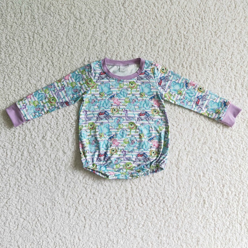LR0102 Monsters University Long Sleeve Bodysuit