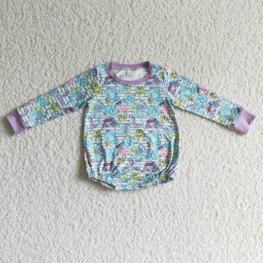 LR0102 Monsters University Long Sleeve Bodysuit