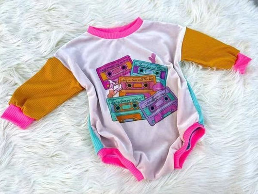 LR0150 BABY GIRLS SHIRT ROMPER
