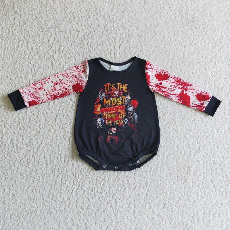 LR0157 Halloween Long Sleeve Romper