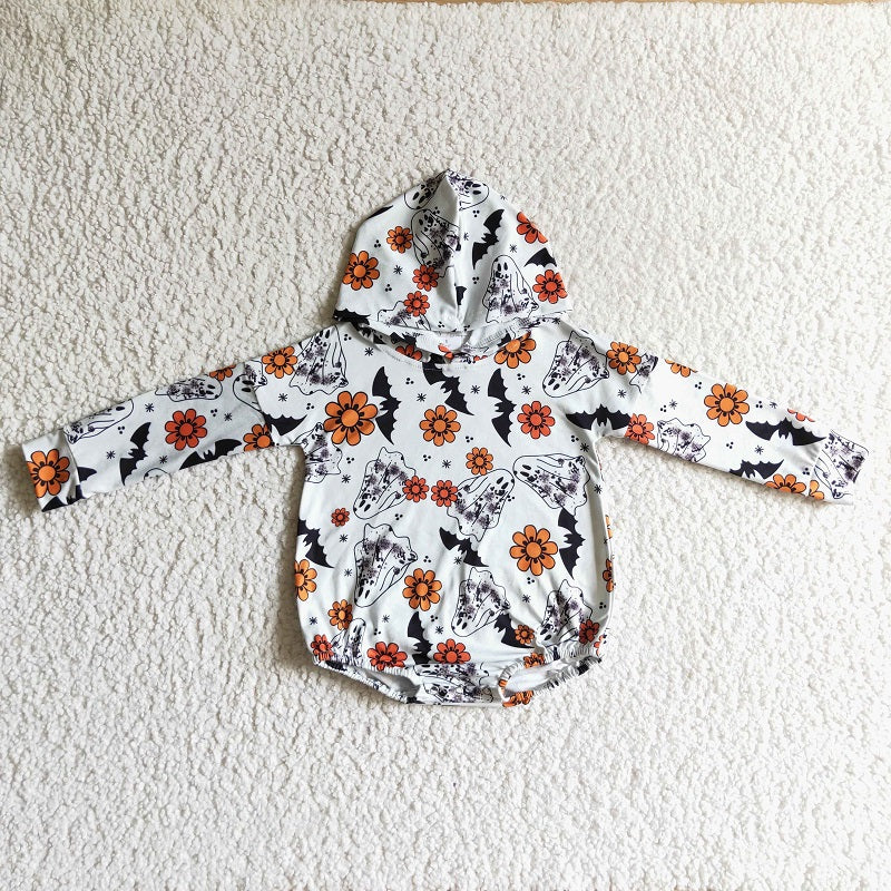 LR0160 Halloween hooded Long sleeve romper