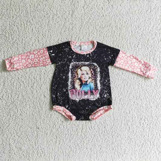 LR0180 girls long sleeve bodysuit