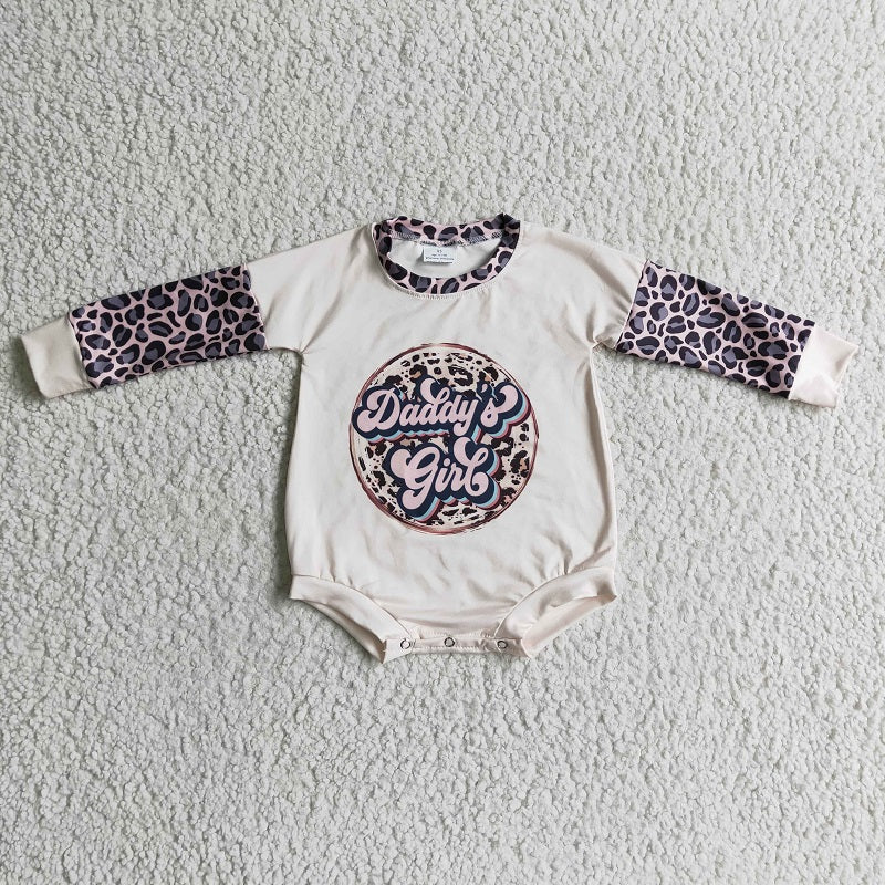 LR0221 Pink Leopard Long Sleeve Bodysuit