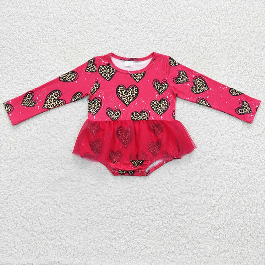 LR0253 valentines day tulle romper