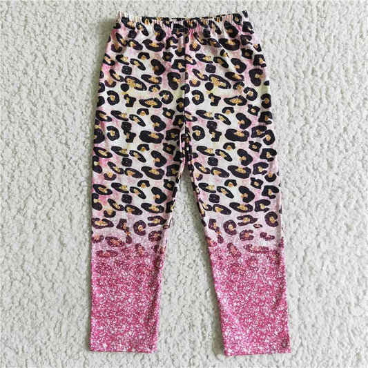P0016 Pink Leopard Trousers