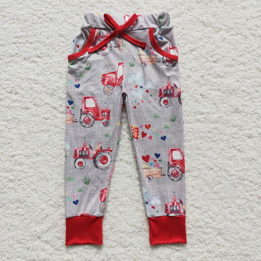 P0036 Valentine Heart Tractor Tie Pocket Trousers