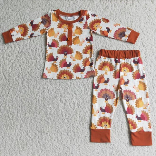 6 B3-3 Turkey Boys Long Sleeve Pants Set