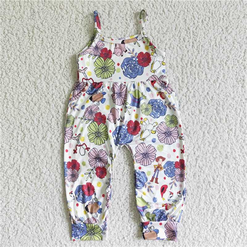 SR0062 Baby Girls Toy Story Flower Sling Bodysuit