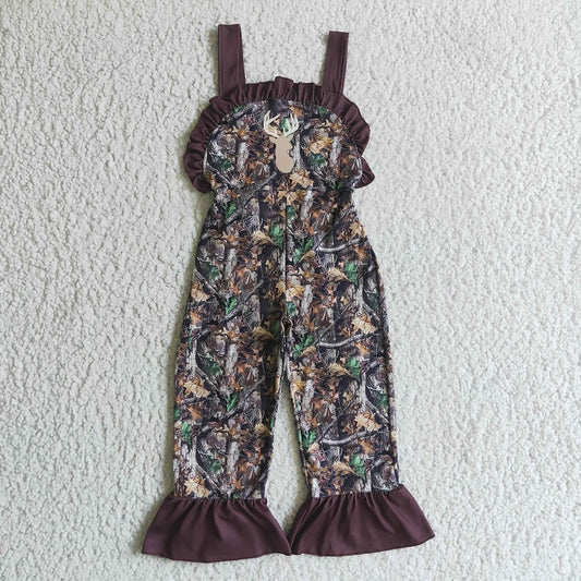 SR0098 Girls Straw Fawn Vest Bodysuit