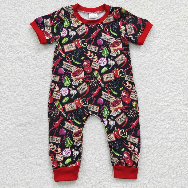 SR0206 Crayfish Onion Short Sleeve Bodysuit