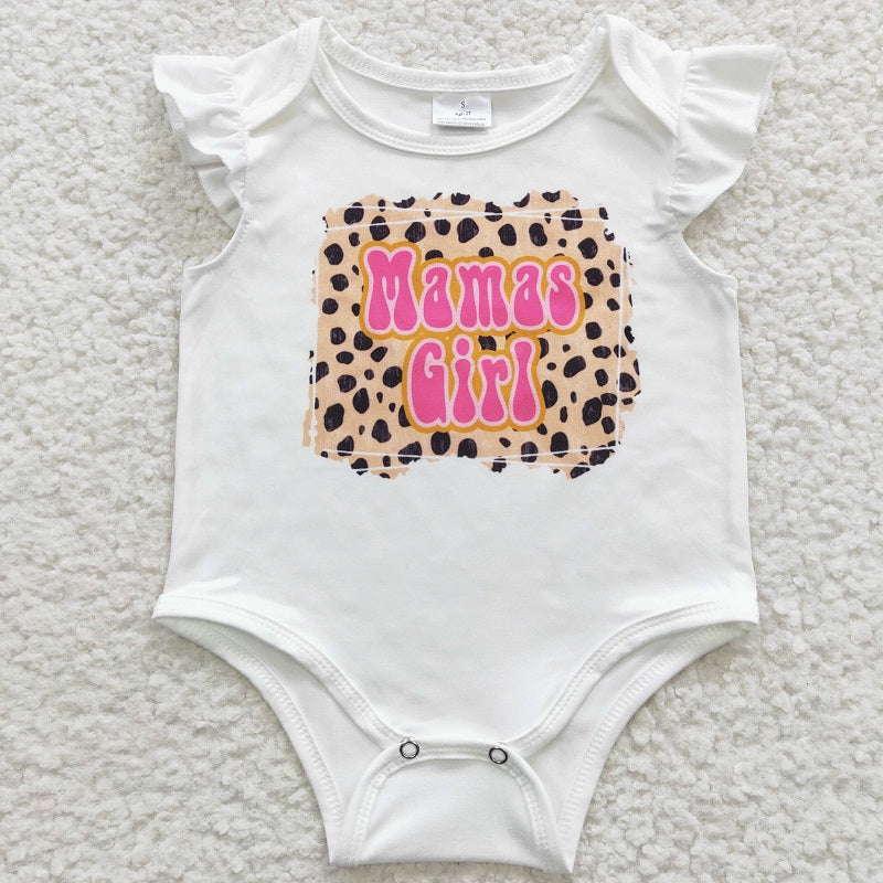 Mama white romper + bummies short SR0308 +SS0081