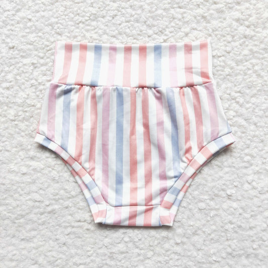 SS0044 Color Striped Milk Silk Bummies