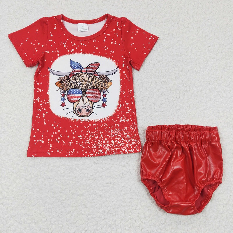 SS0051 Shiny leather red briefs bummies