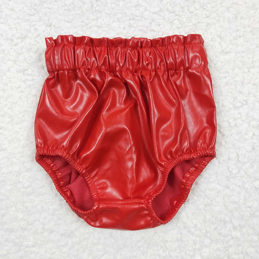 SS0051 Shiny leather red briefs bummies