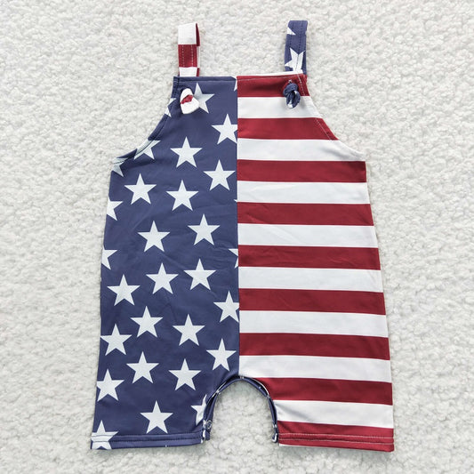 SS0069 National Day Stripe Star Bib Shorts