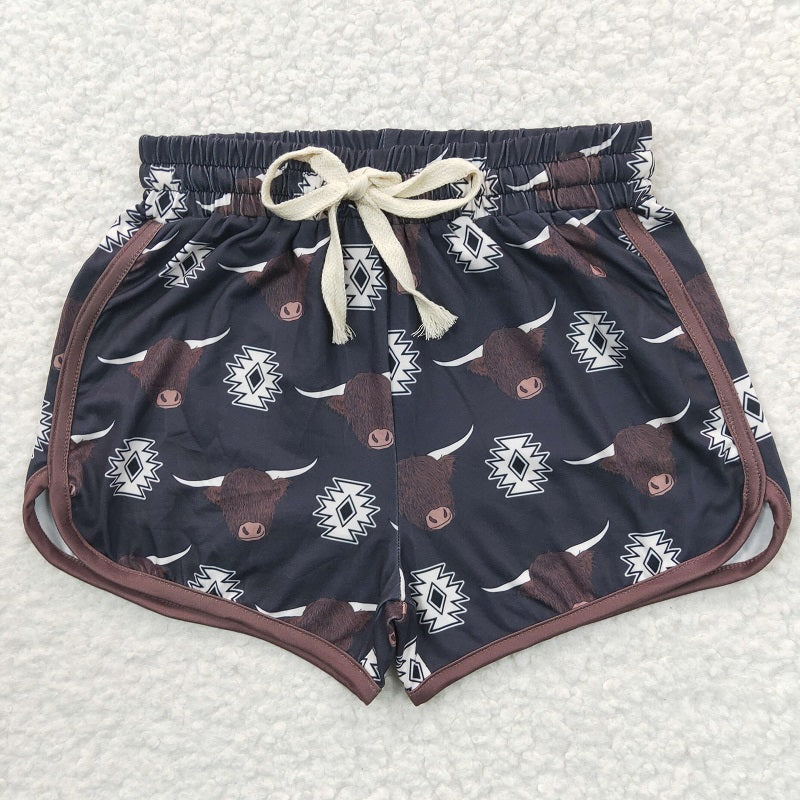 SS0087 Alpine Black Milk Silk Shorts