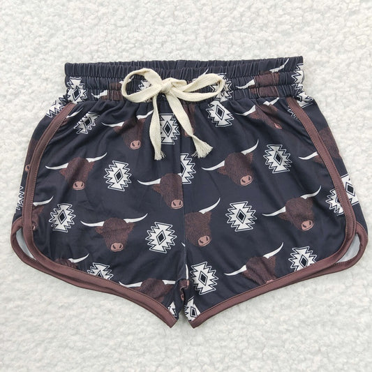 SS0087 Alpine Black Milk Silk Shorts